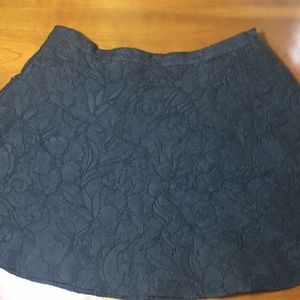 Opening Ceremony Black Circle Floral skirt